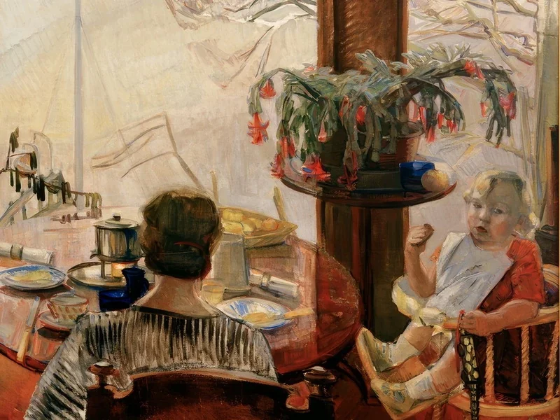 1765-Anton Albers der Ältere - Sulla terrazza